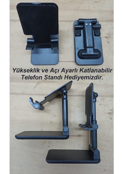 JCHF-68S Güncellenmiş Sürüm 4in1 Pubg Oyun Konsol Seti Klavye Mouse Bağlayıcı Telefon Standlı 4lü Set