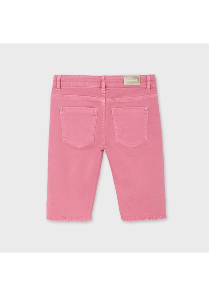 Kız Çocuk Pemde Denim Bermuda 6266