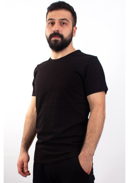 TwisterJeans 1828 Siyah Bisiklet Yaka Erkek T-Shirt modelleri