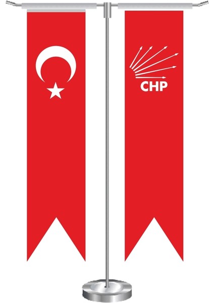 T Kırlangıç Chp Masa Bayrağı Takımı