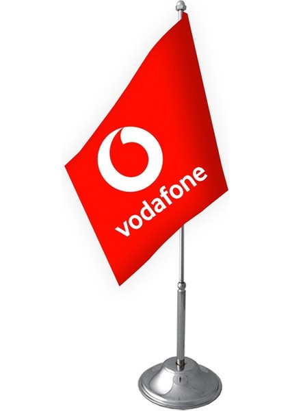 Tekli Vodafone Masa Bayrağı Takımı