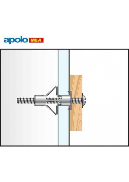 Mea Hrm 4/20 Metal Boşluk Dübeli (8X46MM, 100 Adet)