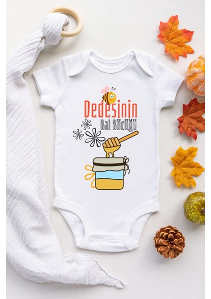 Unisex Dedesinin Bal Böcüğü Desenli