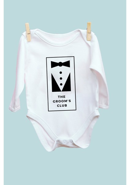 The Groms Clup Desenli Uzun Kol