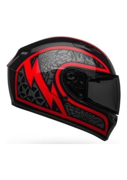 Ps Qualıfıer Scorch Black-Red Kapalı Kask Xl