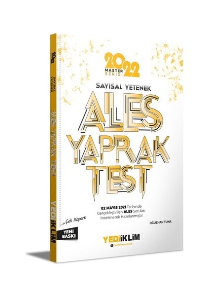 ALES 2022 Master Serisi Sayısal Yetenek Çek Kopart Yaprak Test