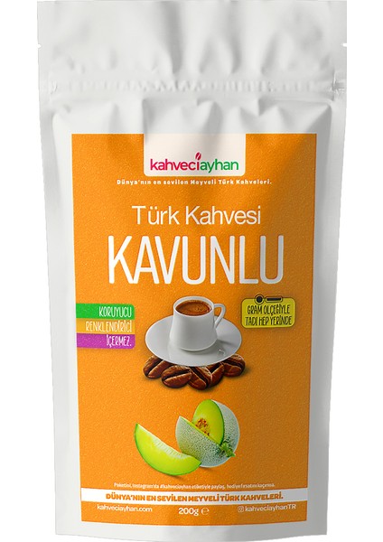 Kavunlu Türk Kahvesi (200 Gr)