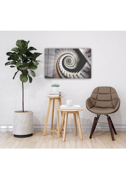 Geometrik Mimari Cam Tablo 4mm Dayanıklı Temperli Cam