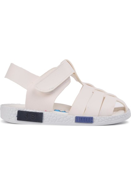 210111 Beyaz Comfort Erkek Çocuk Sandalet