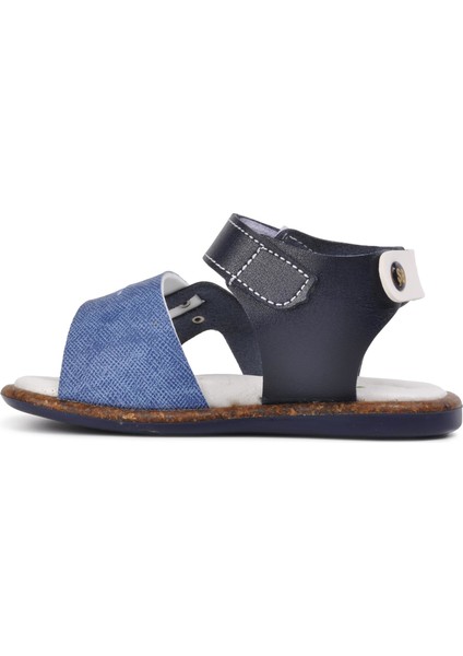 210107 Lacivert-Kot Mavi Comfort Erkek Çocuk Sandalet fiyatları