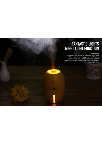 180 ml Limon Şeklinde Mini Oda Hava Nemlendirici Buhar Makinesi modelleri