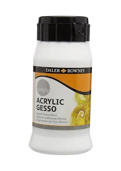 Simply Acrylic Gesso Primer 500 Ml.