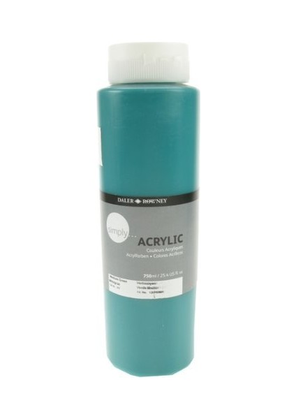 Daler Rowney Simply Akrilik Boya 750 Ml. Medium Green