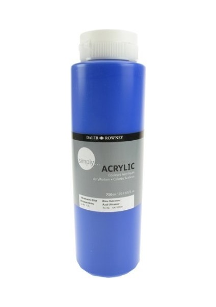 Daler Rowney Simply Akrilik Boya 750 Ml. Ultramarine Blue