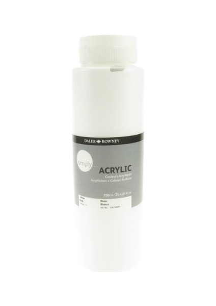 Daler Rowney Simply Akrilik Boya 750 Ml. White