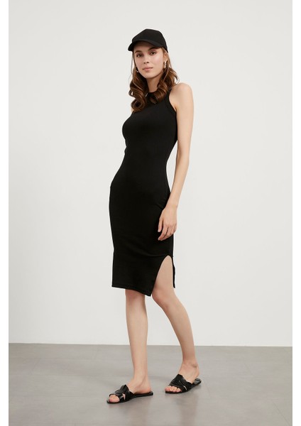 Kaşkorse Halter Yaka Elbise fiyatları