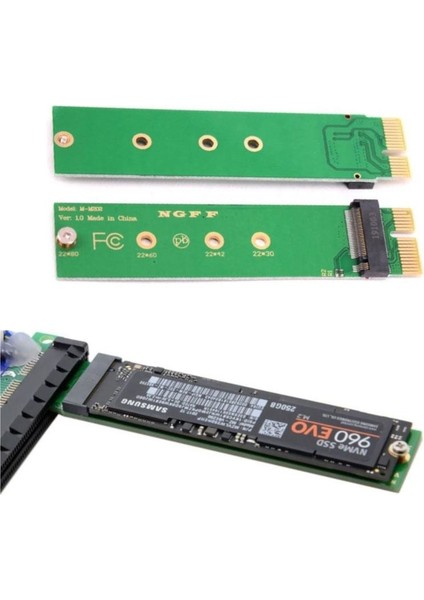 AARS Pcıe X1 To Ngff M Key Nvme Ahci SSD Evo 960 Çevirici fırsatları