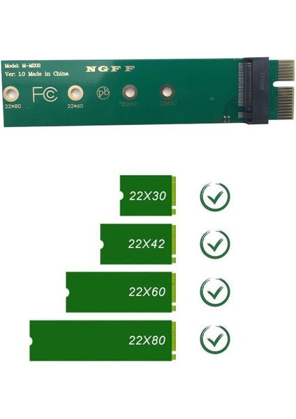 AARS Pcıe X1 To Ngff M Key Nvme Ahci SSD Evo 960 Çevirici indirimleri