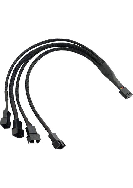 4 Pin Fan Çoklayıcı Kablosu 4P Dişi 3X3 Pin Erkek+1X4 Pin Erkek