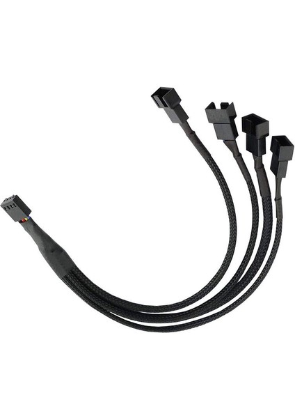 4 Pin Fan Çoklayıcı Kablosu 4P Dişi 3X3 Pin Erkek+1X4 Pin Erkek indirimleri