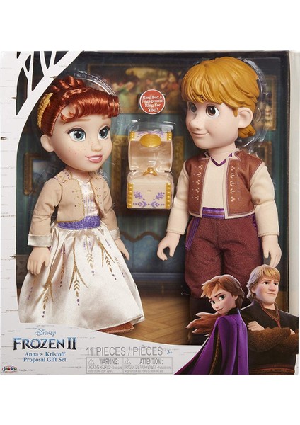 FRN91000 Frozen2-Anna ve Kristoff 35 cm /201464 /karlar Ülkesi 2