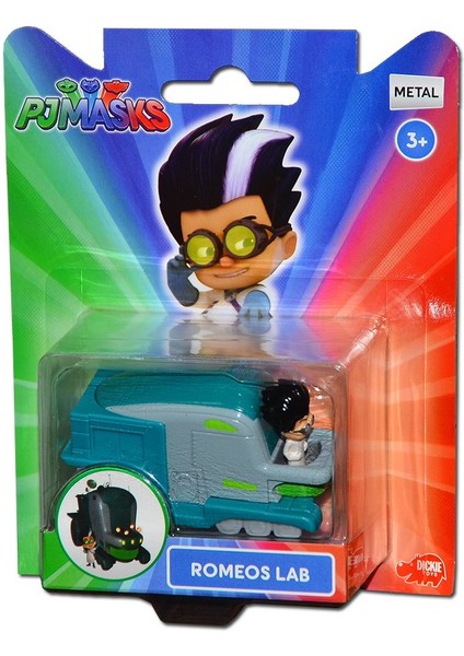 203141003 Dickie Pj Masks Single Pack Romeos Lab