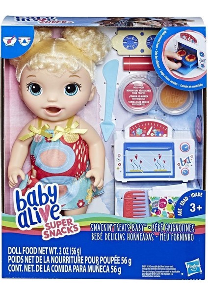 E1947 Ba-Tatlı Seven Bebeğim /baby Alive +3 Yaş /