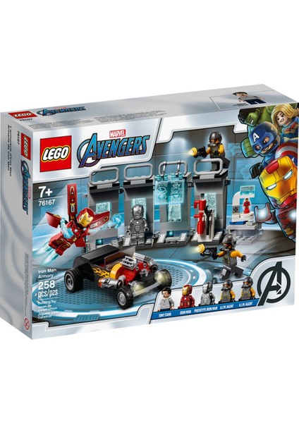 76167 Sh-Iron Man Cephaneliği /marvel +7 Yaş /258 Pcs/ LEGO