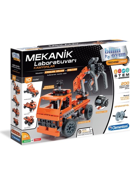 64821 M.l Kamyonlar-Mekanik Laboratuarı /bilimveoyun +8 Yaş