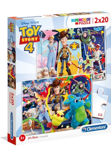 24761 Clm-Puz Toy Story 4 2X20 Parça Puzzle