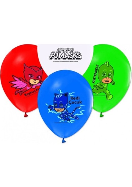 LPJ3820 12LI Pj Mask 4+1 Baskılı Balon / BMB1110LPJ3820