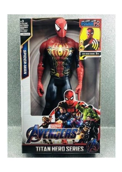 Ürün Sarayı Spider-Man Marvel Avengers Işıklı ve Sesli Büyük Boy Aksiyon Figür Aksiyon Figür