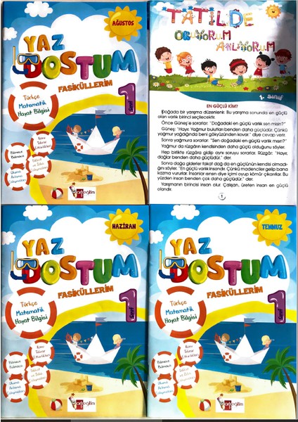 Yaz Dostum Fasiküllerim 1.Sınıf