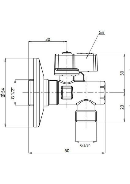 Eca Çamaşır / Bulaşık Makine Musluğu 602111059 (2 Adet)