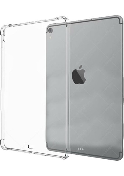iPad Pro 12.9 2021 Anti Shock Series Silikon Tpu Soft Kılıf - Şeffaf