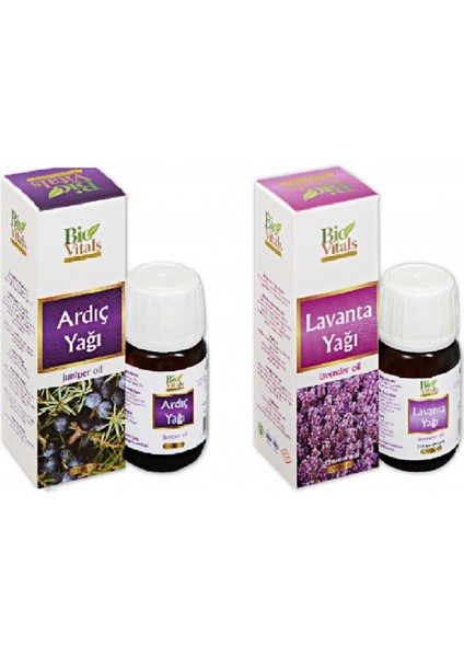 Ardıç Yağı 20 ml + Lavanta Yağı 20 ml