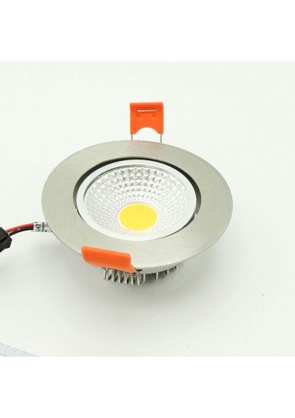 Saten Krom Sıva Altı Spot Cob LED Armatür 5W Trafolu modelleri