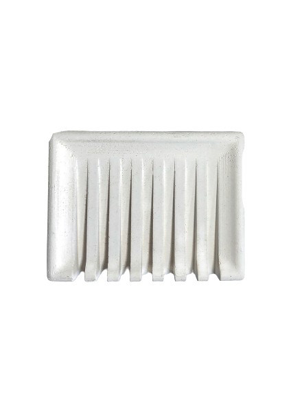 Wavy Beton Sabunluk (Beyaz)