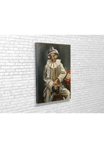 Pablo Picasso - Pierrot Kanvas Tablo