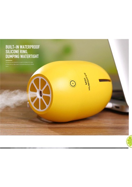 180 ml Limon Şeklinde Mini Oda Hava Nemlendirici Buhar Makinesi fiyatları