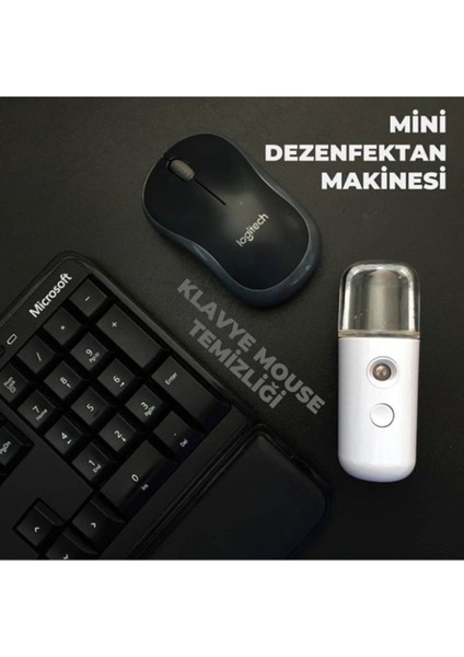 Şarjlı Mini Yüz Nemlendirici Dezenfektan Cihazı Mist Sprayer