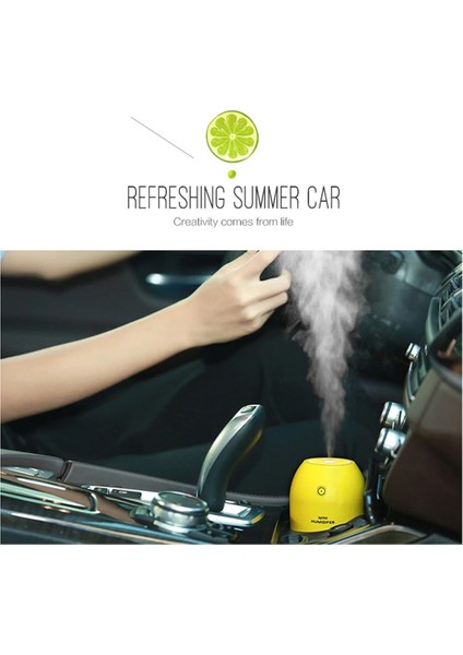 180 ml Limon Şeklinde Mini Oda Hava Nemlendirici Buhar Makinesi fırsatları