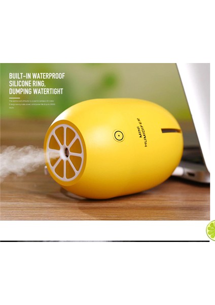 180 ml Limon Şeklinde Mini Oda Hava Nemlendirici Buhar Makinesi modelleri