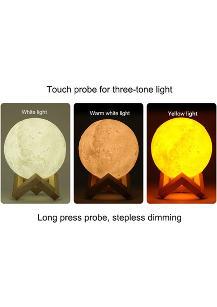 3D Ay Işığı Standlı Dekoratif Lamba 880ML Oda Hava Nemlendirici Buhar Makinesi Koku Giderici modelleri