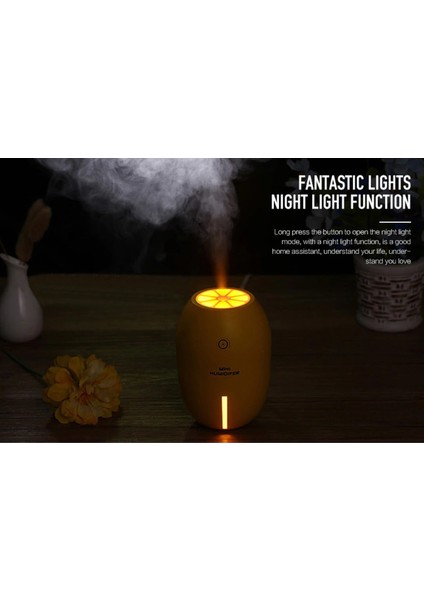 180 ml Limon Şeklinde Mini Oda Hava Nemlendirici Buhar Makinesi modelleri