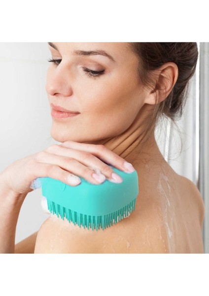 Şampuan Hazneli Silikon Peeling Duş Fırçası Masaj fiyatları