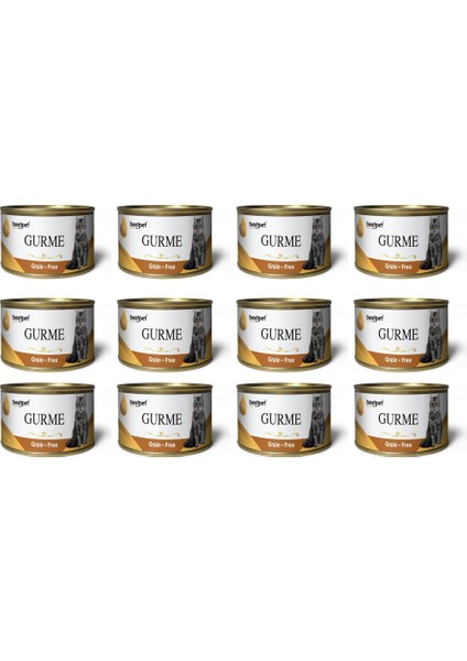 Gurme Kedi Konservesi Ciğerli 100 gr 12'li