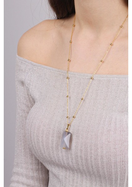 Akik Taşı Kadın Kolye - 200180 fiyatları