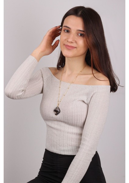 Akik Taşı Kadın Kolye - 200182 fırsatları