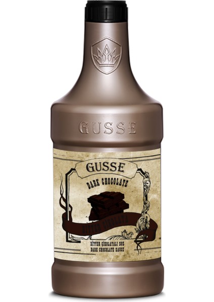 Bitter Çikolata (Dark Chocolate) Aromalı Profesyonel Sos 2.5 kg